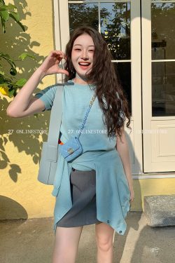 Korean Style Knitted Two-Piece Set - Casual Age-Reducing Women's Top and Bottom for 2025 Fashion Trends