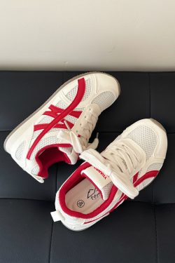 Korean-Style Mesh A-Gan Sports Shoes for Women - Breathable Summer Footwear 2025