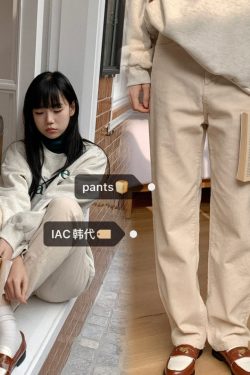 Korean Style Straight-Leg Corduroy Long Pants for a Perfect Fit - Trendy and Comfortable Fashion Essential