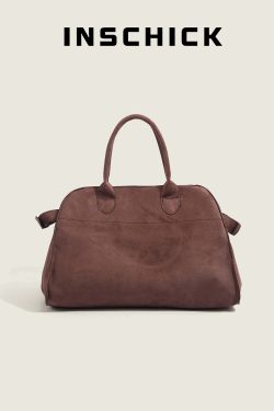 Large Capacity Tote Bag - 2025 Autumn Winter High-End Niche Design, Versatile Retro Commuting Handbag