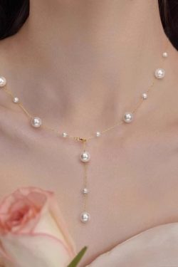 Light Luxury Women's Tassel Collarbone Chain Necklace - Parisian Style, Elegant Design for Chic Looks