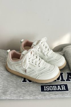 Lightweight Breathable White Casual Sneakers for Women - Soft Sole Non-Slip Versatile Spring 2025 Fashion Footwear