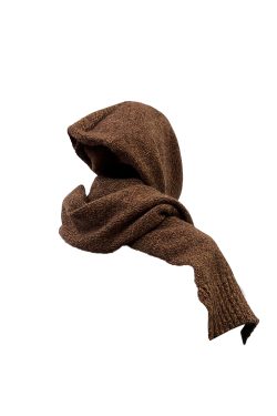 Limited Edition Hooded Scarf - Christmas Design, Cozy Warmth, Festive Winter Fashion, Perfect for Holiday Style