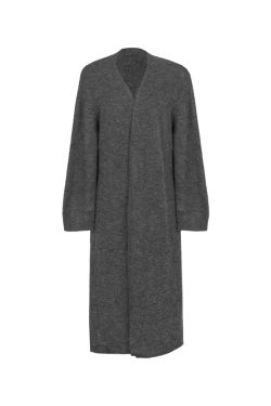 Long Knitted Rattan Coat in Two Colors - Alpaca Mohair 900g for Spring Summer - Chic Layering Piece