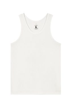 Men's 3D Pitted Micro-Elastic Knitted Ribbed Pure Cotton Sleeveless Tank Top - Trendy Casual Wear for Summer