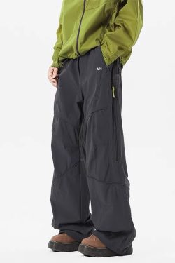 Men's American Style Cargo Pants - Summer Outdoor Functional Hiking Sports Pants for High Street Casual Wear