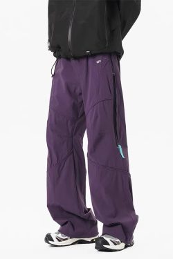 Men's American-Style Cargo Pants for Hiking - Functional Summer Outdoor Mountain Wear, High Street Casual Sports Pants