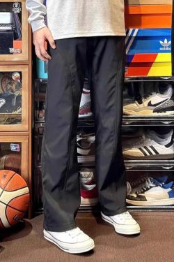 Men's American-Style Thin Waterproof Quick-Dry Cargo Pants, Diagonal Cut Casual Outdoor Straight-Leg Summer Trousers