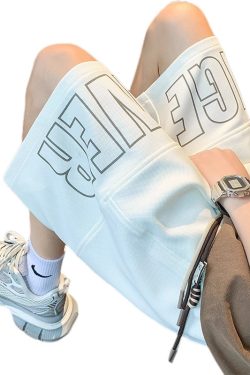 Men's Big Size Basketball Shorts - Summer Outdoor Five-Point Pants, Trendy Youth Style for 2025, Perfect for Sports and Casual Wear