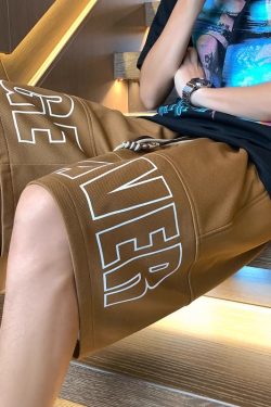Men's Big Size Basketball Shorts - Summer Outdoor Five-Point Pants, Trendy Youth Style for 2025, Perfect for Sports and Casual Wear
