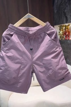 Men's Casual Loose-Fit Beach Shorts - Lightweight Summer Straight Leg Swim Trunks for Relaxed Outdoor Style