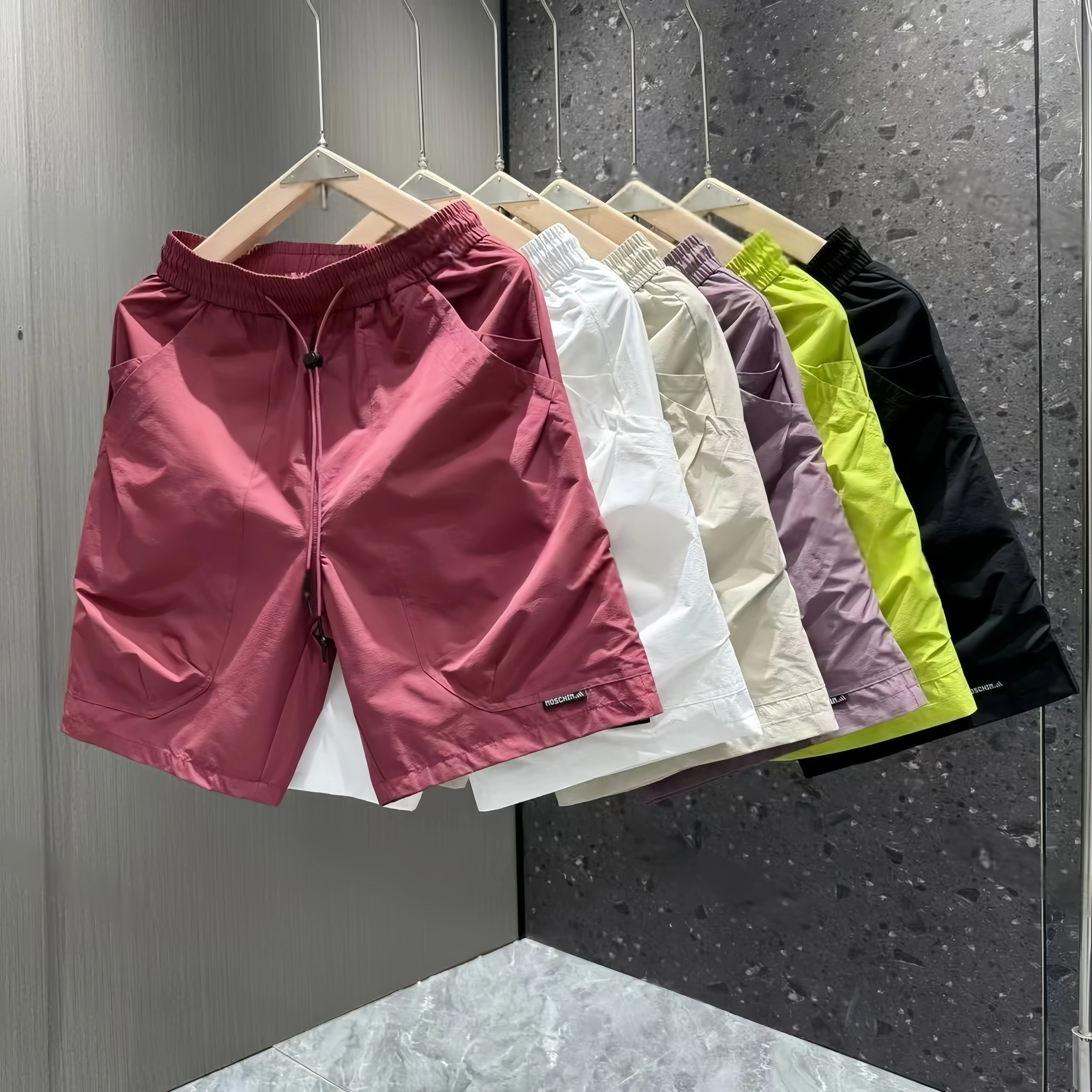 Men's Casual Loose-Fit Beach Shorts - Lightweight Summer Straight Leg Swim Trunks for Relaxed Outdoor Style