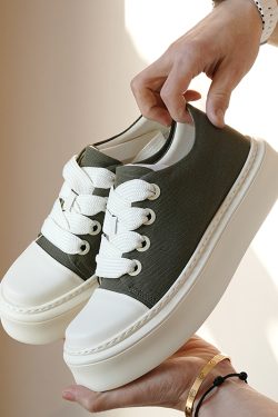 Men's Lightweight Lace-Up Canvas Shoes - Versatile Casual Footwear for Spring/Summer 2025 - College Style Soft Sole