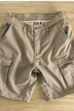 Men's Loose Retro Casual Work Shorts - Summer Versatile Five-Point Mid-Length Pants in Y2K Style