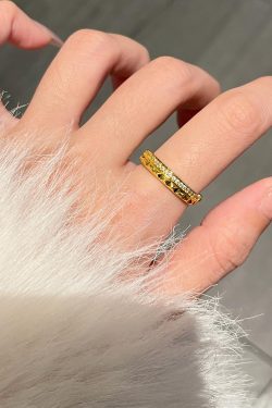 Minimalist Adjustable Diamond-Shaped Ring for Women - Versatile Light Luxury Thin Band, Niche High-End Ins Style Jewelry