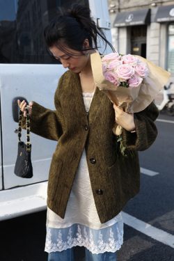 Minimalist Alpaca Wool Relaxed Loose Long Hair Coat - Cozy Layering Piece for Effortless Style