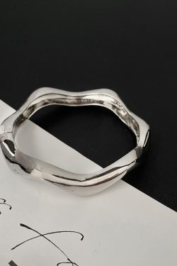 Minimalist Irregular Opening Bracelet for Women - High-End Light Luxury Versatile Accessory
