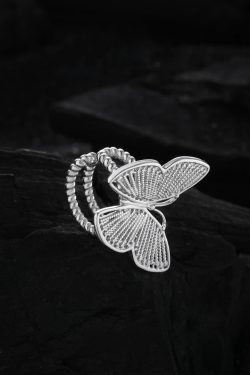 Minimalist Small Floral Wire Butterfly Ear Cuff - 2025 New High-End Light Luxury Versatile Earrings for Women