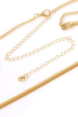 Minimalist Snake Bone Chain Body Chain for Women - Versatile Punk Metal Waist Chain - European American Fashion Jewelry