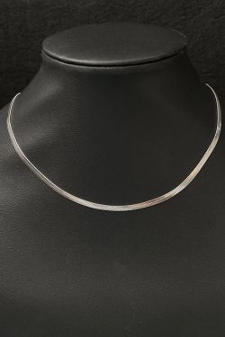 Minimalist Versatile Snake Chain Necklace for Women - Titanium Steel, Colorfast Snake Bone Design, Chic Clavicle Chain Accessory