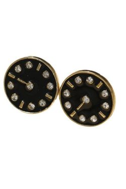 Minimalist Zinc Alloy Rhinestone Round Earrings for Women - Elegant Fashion Jewelry Ideal for Students, Birthdays, and Special Occasions