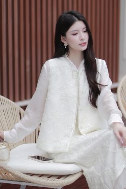 New Women's Chinese Style Vest - Elegant Sleeveless Jacket, National Wind Design for Spring 2025