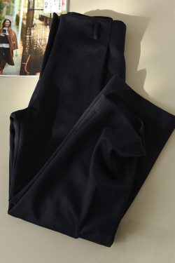 Old Money Style Cashmere Wool Blend Casual Straight-Leg Pants for Commuting - Quality Feel Trousers