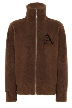 Plus Size Loose Casual Zipper Cardigan Coat with Lapel in Lamb Wool - Autumn Winter Fashion Warm Top