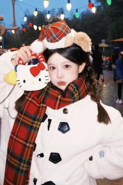 Plush Bear Ear Christmas Headband for Women - Cute Makeup and Face Washing Accessory for Autumn and Winter Amusement Park Photos