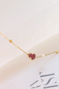 Red Gourd Bracelet - Light Luxury Exquisite Gift for Girls, Niche Fashion Accessory, Perfect for Special Occasions