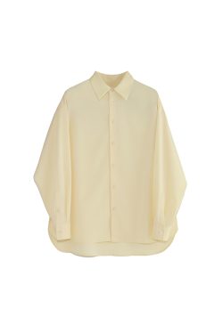 Relaxed Fit Long Sleeve Shirt with Roaring Beast Design - Fall/Winter 2024 Casual Style, Trendy Streetwear, Y2K Vibe
