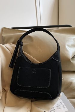 Retro Casual Tote Bag 2025 - High-End Shoulder Bag for Women, Spring Summer Underarm Design, Korean Style Fashion Accessory