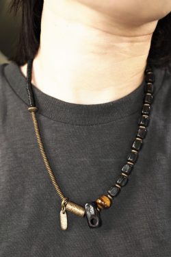 Retro Multi-Layer Black Sandalwood Bracelet for Men and Women - Unique Non-Fish Design, Bohemian Style Jewelry
