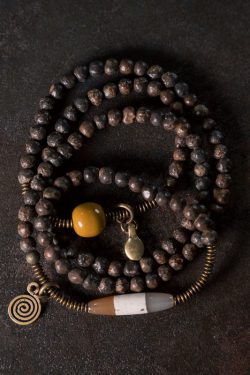Retro Shalido Circle Bracelet for Men and Women, Trendy Bead Design in National Style, Versatile Artistic Accessory