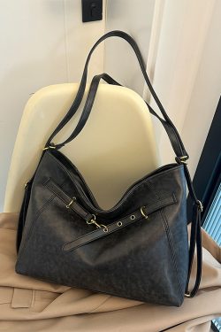 Retro Textured Tote Bag for Women - Spring Summer 2025 Fashion Shoulder Crossbody Bag for Commuting
