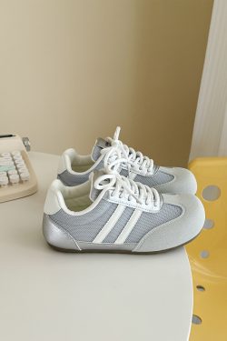 Retro Thick-Soled Casual Shoes for Women - Niche 港风 Style Soft-Soled Footwear for Spring and Summer 2025