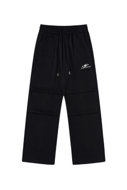 Retro Wide-Leg Cargo Pants with Pleated Design - Casual Sports Pants for a Trendy 90s Y2K Look