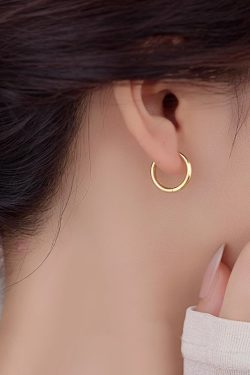 Simple Hoop Earrings for Ear Hole Care - Chic Ear Clips and Bone Hoops, Stylish Ear Accessories