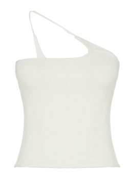 Spicy Girl Casual Solid Color Camisole - Irregular Hanging Neck Tank Top for Trendy American Style