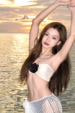 Strapless Floral Bikini Swimsuit - Sexy Long Dress for Beach Vacation, Small Chest Gathering, European & American Style