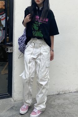 Summer Loose Short Sleeve Anime Print T-Shirt - Japanese & Korean Trendy Streetwear, Unisex Slim Fit, Casual BF Style