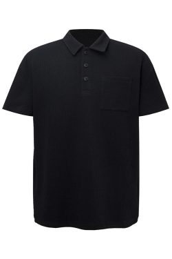 Summer Mechanism Pattern Slim Fit Short Sleeve Polo Shirt - Cool Breathable Versatile Trendy T-Shirt for Effortless Style