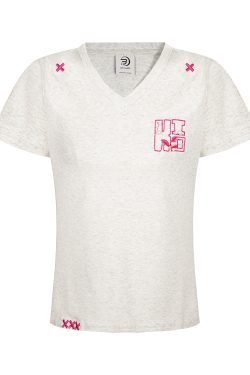 Summer Sequin Embroidered Letter V-Neck Slim Short-Sleeve T-Shirt for Women - Trendy Casual Versatile Style