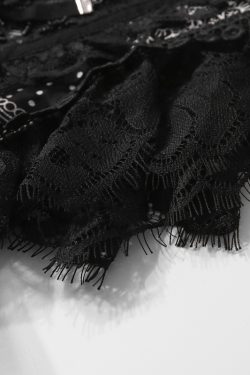Summer Women's Elegant Stand Collar Lace Dress with Beaded Details - Fantasy Europe Station Style