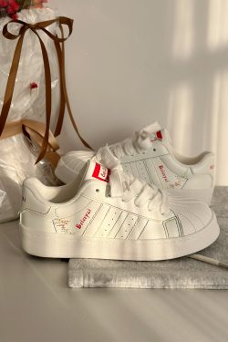 Thick-Soled Casual Shell Sneakers for Women - Breathable Versatile Little White Sports Shoes - 2025 Spring Collection