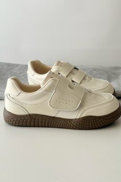 Thick-Soled Velcro Training Shoes for Men and Women - Casual Sports Footwear for Spring and Autumn - Height-Increasing Design