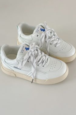 Thick-Soled White Sneakers for Women - 2025 Spring Versatile Soft Sole Casual Sports Shoes, Y2K Inspired Street Style