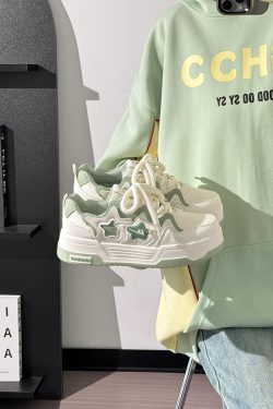 Thick-Soled White Sneakers for Women - Korean Style Versatile Big Toe Shoes - 2025 Hot Sale Original Design