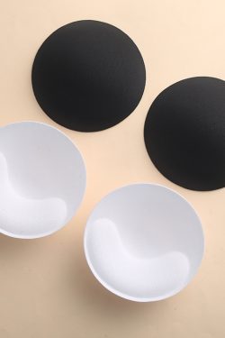 Thickened Breathable Latex Feel Chest Pad Inserts for Sports Swimwear - Strapless Sponge Bra Lining Replacement