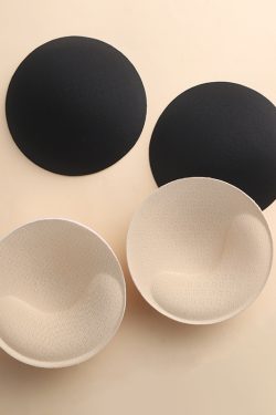 Thickened Breathable Latex Feel Chest Pad Inserts for Sports Swimwear - Strapless Sponge Bra Lining Replacement